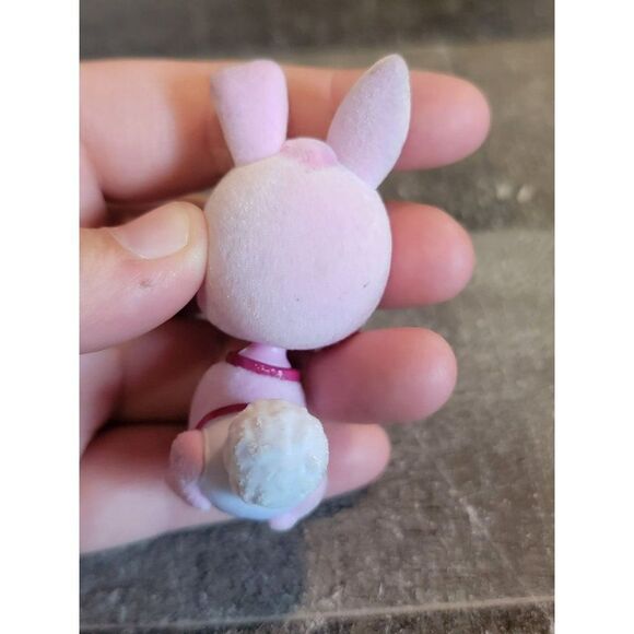 Pink baby bunny happy doll accessory toy figure - Picture 5 of 5
